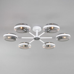 Люстра на штанге Eurosvet 70121/6 белый Gallo