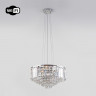 Каскадная люстра Eurosvet 10121/5 хром/прозрачный хрусталь Strotskis Smart (10105/5) Torreta