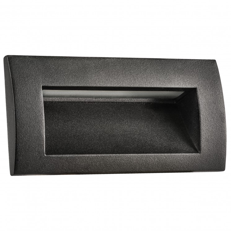 Светильник Lightstar 383574 ESTRA LED 5W 250LM 120G ЧЕРНЫЙ 4000K IP55 (в комплекте)