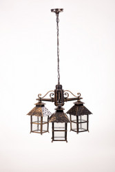 Подвесной уличный светильник YAOHUALUX 81470/3 Gb CAIOR 2