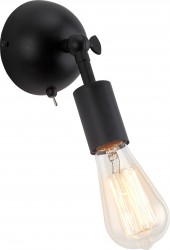 Светильник настенный Arte lamp A9190AP-1BK ROOTS