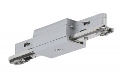 96832 ЛИНЕЙНЫЙ СОЕДИНИТЕЛЬ ДЛЯ ШИННОЙ СИСТЕМЫ Paulmann U-RAIL 230V L&E MAX.1000W 230V, ХРОМ МАТОВЫЙ