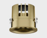 Встраиваемый светодиодный влагозащищенный светильник ITALLINE IT014-0208 gold D8см Н6см 36° 15Вт 3000К IP44