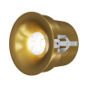Встраиваемый светодиодный влагозащищенный светильник ITALLINE IT014-0208 gold D8см Н6см 36° 15Вт 3000К IP44