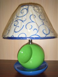 Настольная лампа Sneha 216/JM, керамика/ткань (Ск)