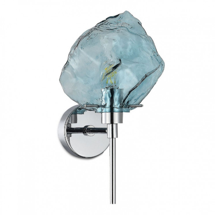 Бра ST-Luce Хром/Светло-голубой E14 1*40W PORTICI             SL1175.111.01