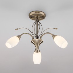 Потолочный светильник  Eurosvet Ginevra 30280/3 античная бронза