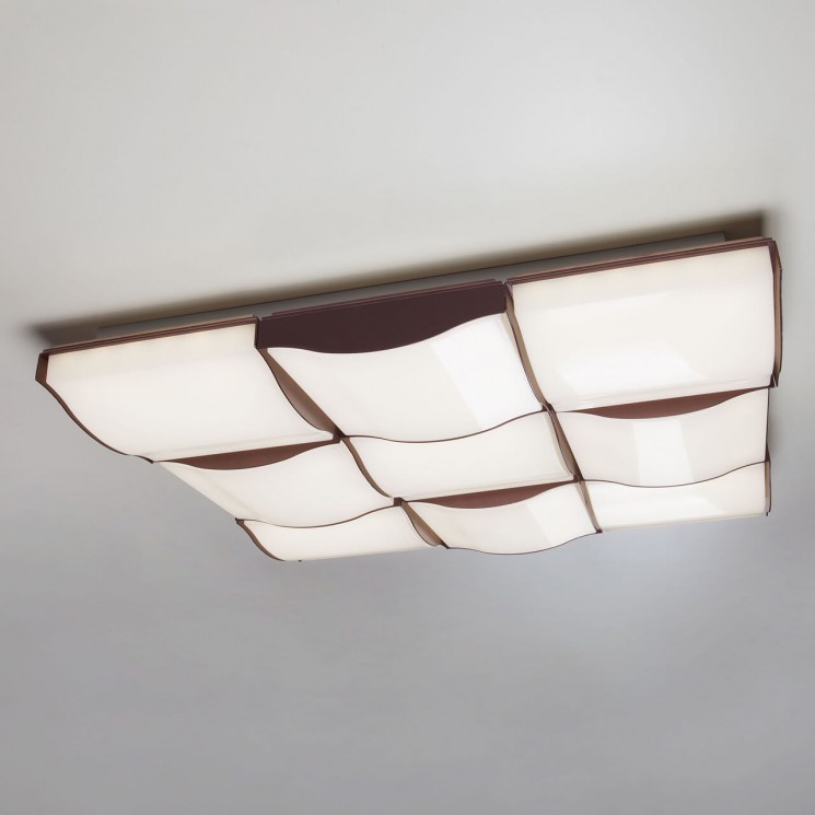 Потолочный светодиодный светильник Eurosvet 90031/9 кофе Relief