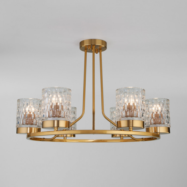 Люстра на штанге Eurosvet 60127/6 латунь Calle