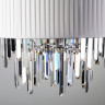 Каскадная люстра Eurosvet 10122/6 хром/прозрачный хрусталь Strotskis Smart (10106/6) Amantea