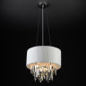 Каскадная люстра Eurosvet 10122/6 хром/прозрачный хрусталь Strotskis Smart (10106/6) Amantea