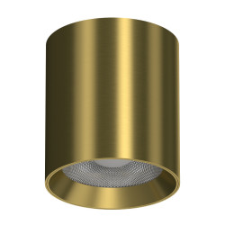 Потолочный влагозащищенный светильник ITALLINE IT014-0207 gold D8см Н9см 36° 15Вт 3000К IP44