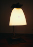 Настольная лампа Sigma Pauza 11609 23х36 см 1хЕ27 Коричневый/белое стекло (Ск)