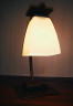 Настольная лампа Sigma Pauza 11609 23х36 см 1хЕ27 Коричневый/белое стекло (Ск)