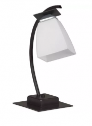 Настольная лампа Sigma Pauza 11609 23х36 см 1хЕ27 Коричневый/белое стекло (Ск)