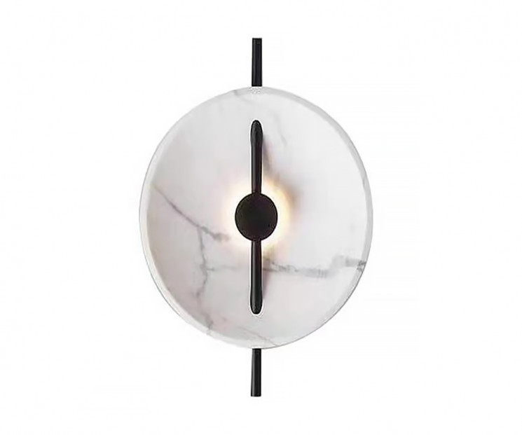 Kink Light 08451W,19(01) Бра Велси черный/белый d35 h50 Led 6W (3000K)