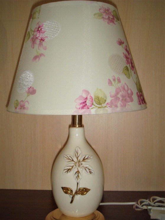 Настольная лампа Sneha 9895, керамика/ткань (Ск)