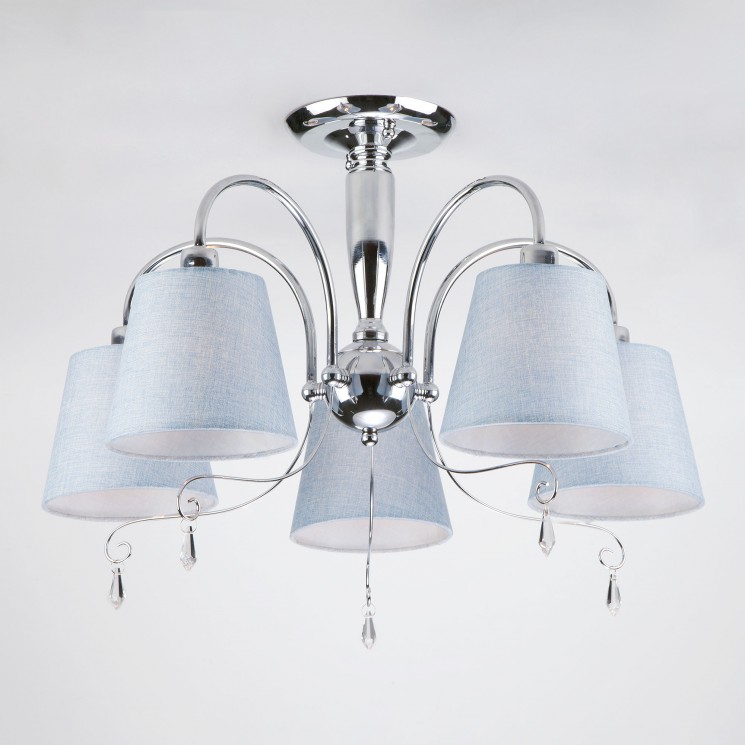 Потолочный светильник Eurosvet 70096/5 хром Dalila