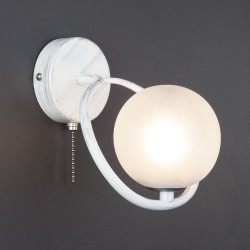 Потолочный светильник Eurosvet 70089/1 белый с серебром Camomile