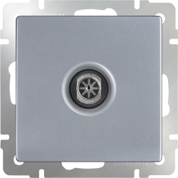 ТВ-розетка оконечная  серебряный Werkel W1183006 (WL06-TV)