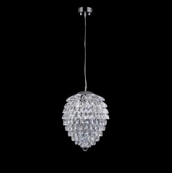 Светильник подвесной Crystal Lux CHARME SP2+2 LED CHROME/TRANSPARENT