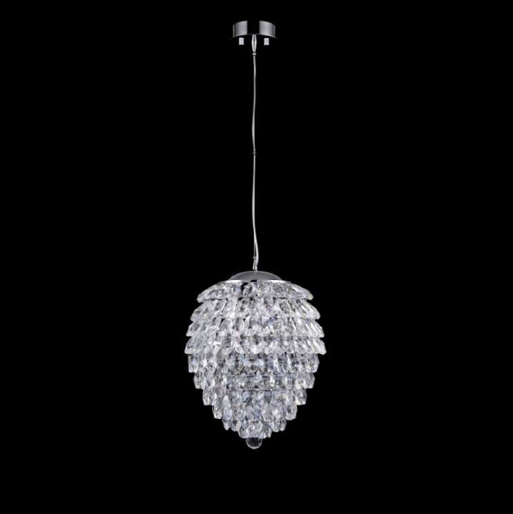 Светильник подвесной Crystal Lux CHARME SP2+2 LED CHROME/TRANSPARENT