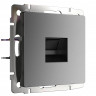 Розетка Ethernet RJ-45 (графит матовый) W1181064 Werkel