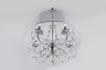 Подвесной светильник  Eurosvet Gloria 10068/5 хром/прозрачный хрусталь Strotskis