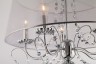 Подвесной светильник  Eurosvet Gloria 10068/5 хром/прозрачный хрусталь Strotskis