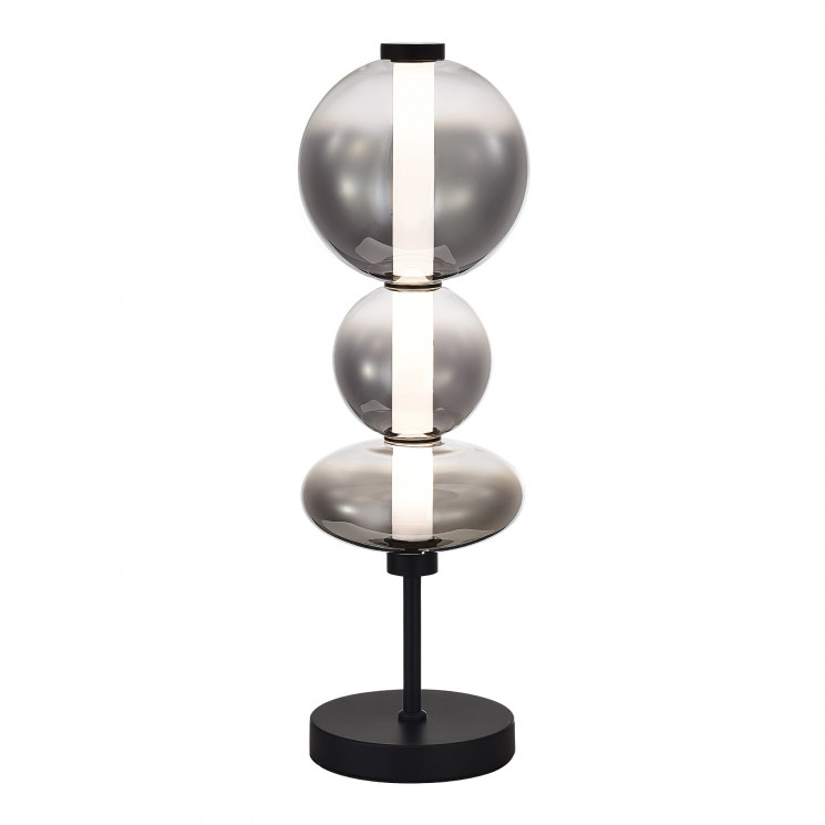 Прикроватная лампа ST Luce Черный/Дымчато-Серый LED 1*18W 3000K         SL6119.404.18