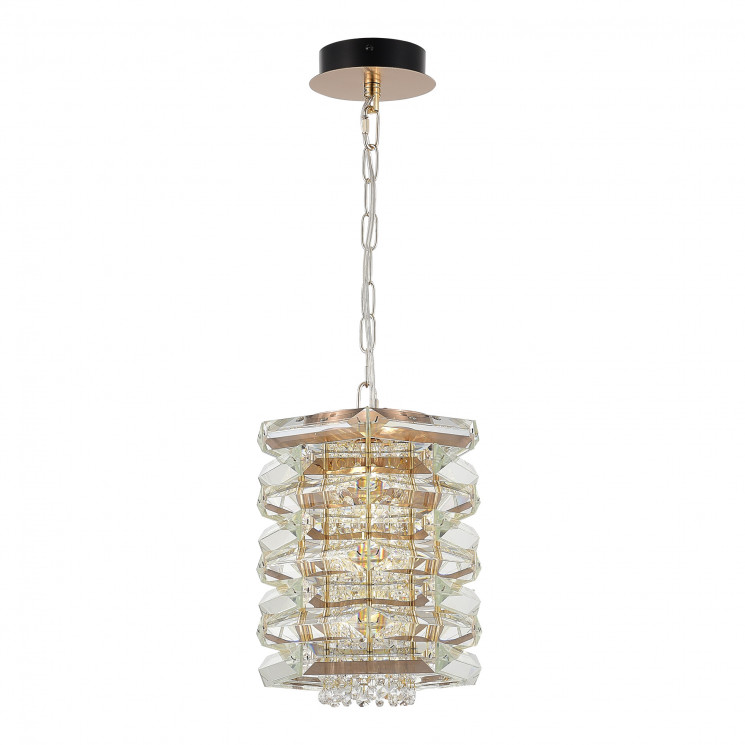 Светильник подвесной ST Luce медь/прозрачный E14 1*40W          SL6137.203.01
