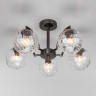 Люстра на штанге Eurosvet 30178/5 черный жемчуг Eden