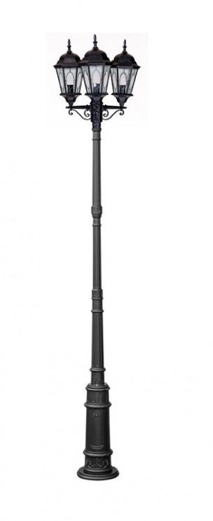 Уличный фонарный столб YAOHUALUX 91410MB/E7 Bl овал ASTORIA 2M