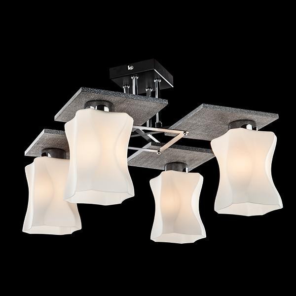 Люстра Eurosvet 70020/4 хром/серый