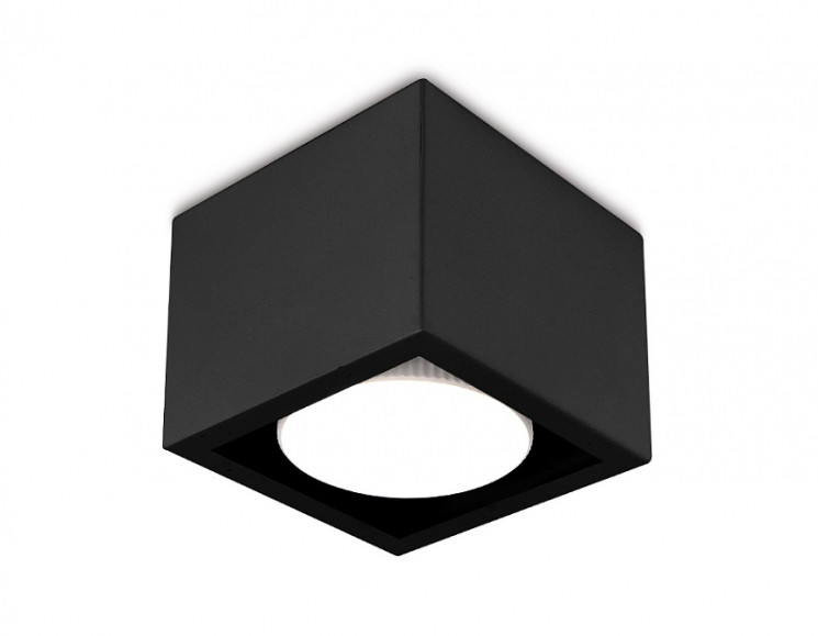 Накладной светильник Ambrella Light TN707 BK черный GX53 100*100*80