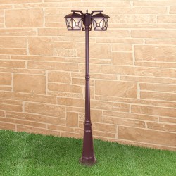 Уличный светильник Elektrostandard Columba F/3 коричневый (GL 1022F/3)