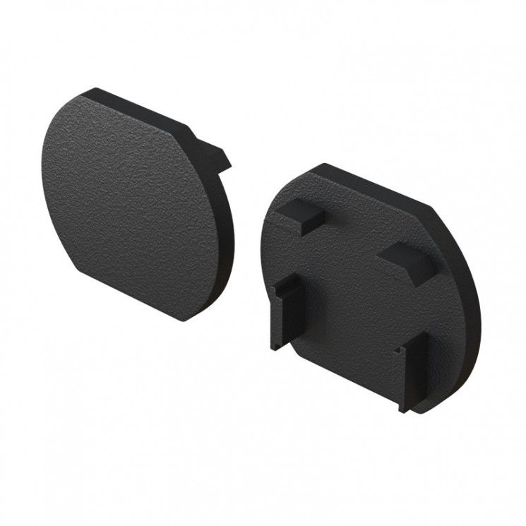 Заглушка для накладного шинопровода 2 шт Maytoni Technical Basity TRA172EC-R-11B Accessories for tracks Basity