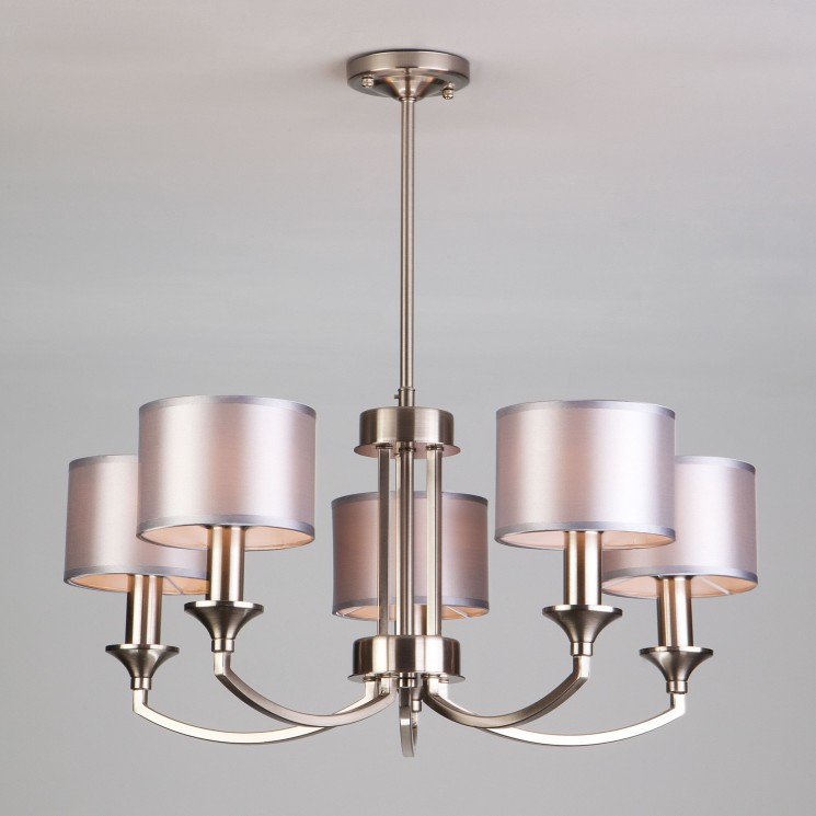 Подвесной светильник Eurosvet 60067/5 сатин-никель Diana