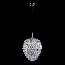 Светильник подвесной Crystal Lux CHARME SP3+3 LED CHROME/TRANSPARENT