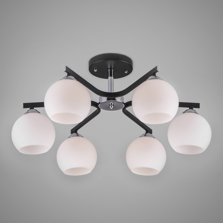 Потолочный светильник  Eurosvet Blasco 30145/6 хром/венге