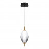 Светильник подвесной ST Luce Черный/Белый, Дымчатый LED 1*8W 3000K        SL6130.403.06