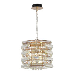 Светильник подвесной ST Luce медь/прозрачный E14 4*40W          SL6137.203.04