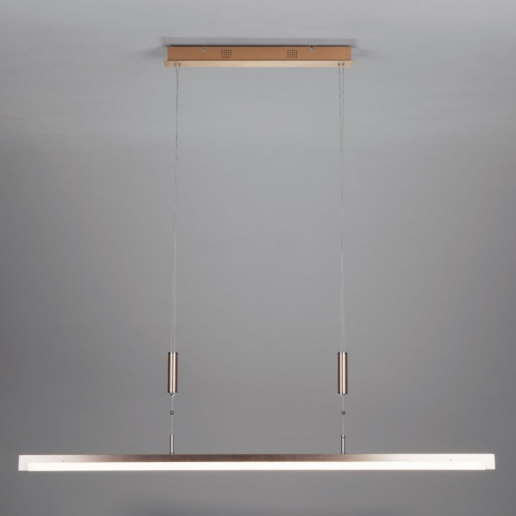 Подвесной светодиодный светильник Eurosvet 90030/1 золото Line