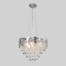 Каскадная люстра Eurosvet 10114/8 хром/прозрачный хрусталь Strotskis Lianna