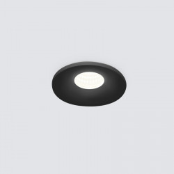 Встраиваемый светильник Elektrostandard 15270/LED 3W BK черный Plain R