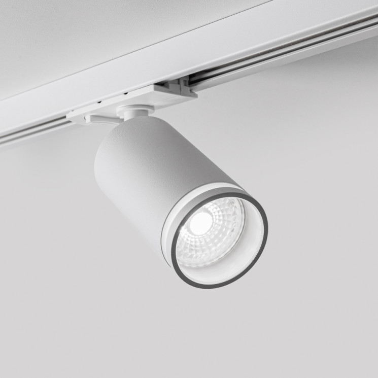 Однофазный трековый светильник под лампу GU10 MKL-2-GU10-W Белый Mikami Lotus Ring
