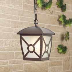 Уличный светильник Elektrostandard Columba H коричневый GL 1022H