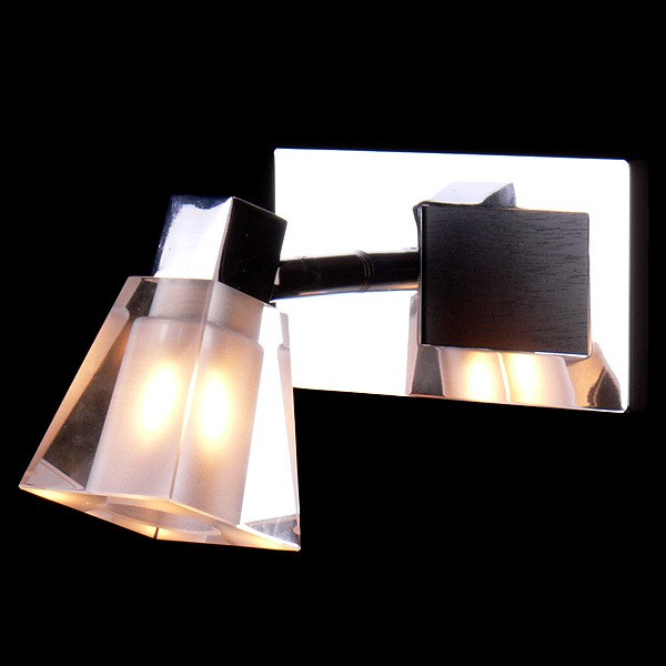 Спот Eurosvet 57001/1 хром/венге(Ск)