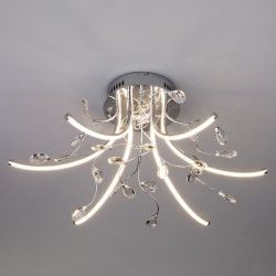 Потолочный светильник Eurosvet 90087/6 хром Sacura