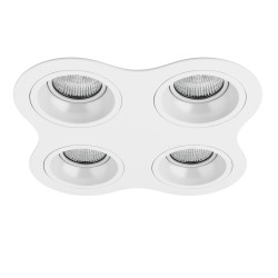 Комплект из светильников и рамки DOMINO  Lightstar D64606060606